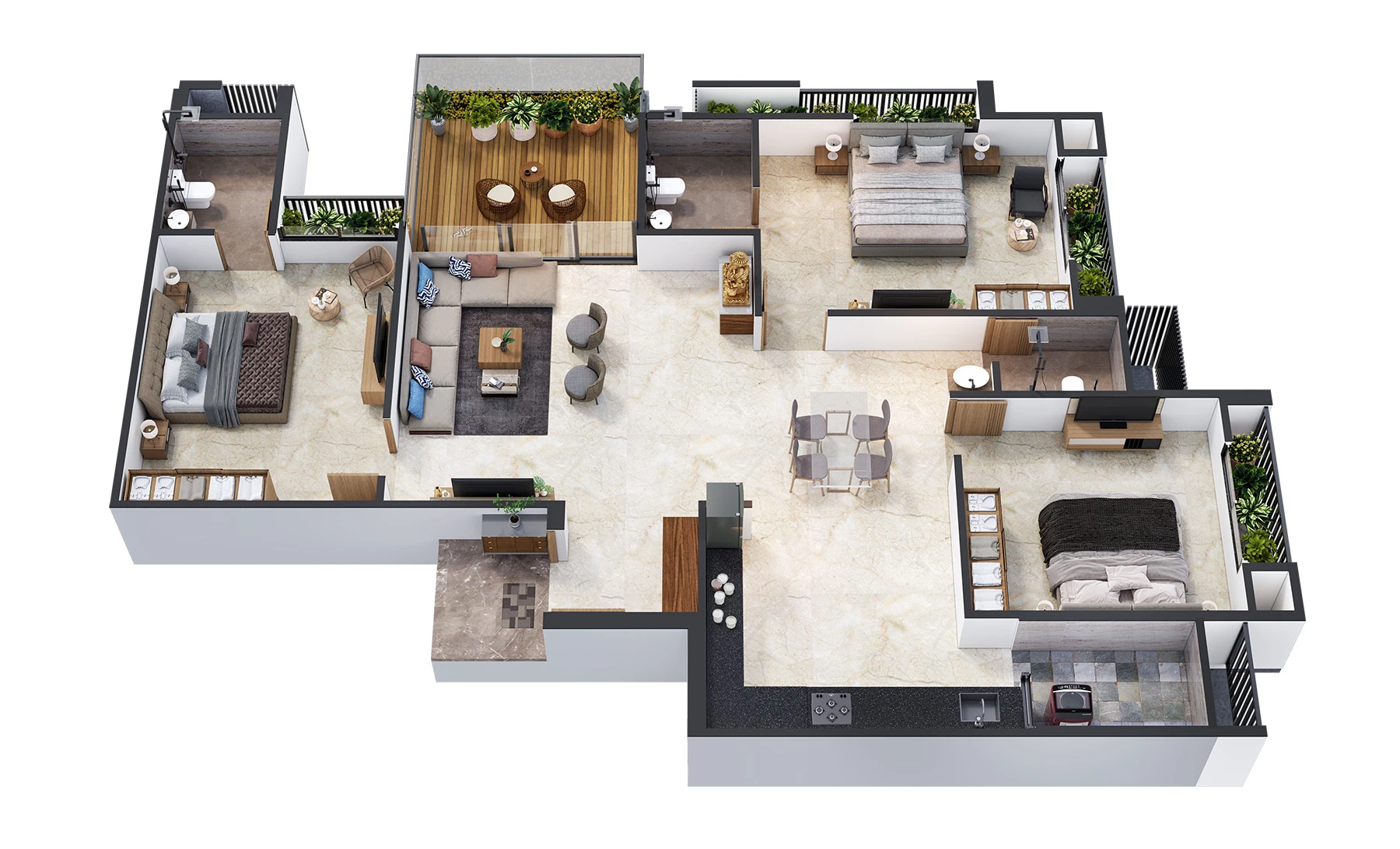 Section View BLOCK B