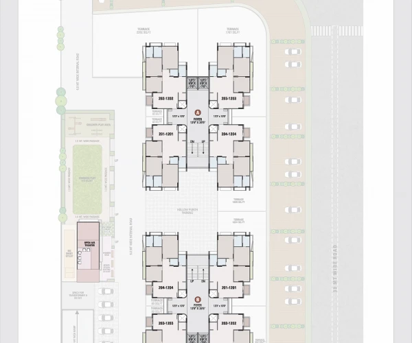 2nd to 12th Floor Layout