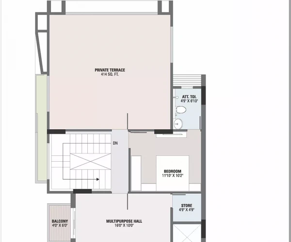 Penthouse Upper Leven Plan